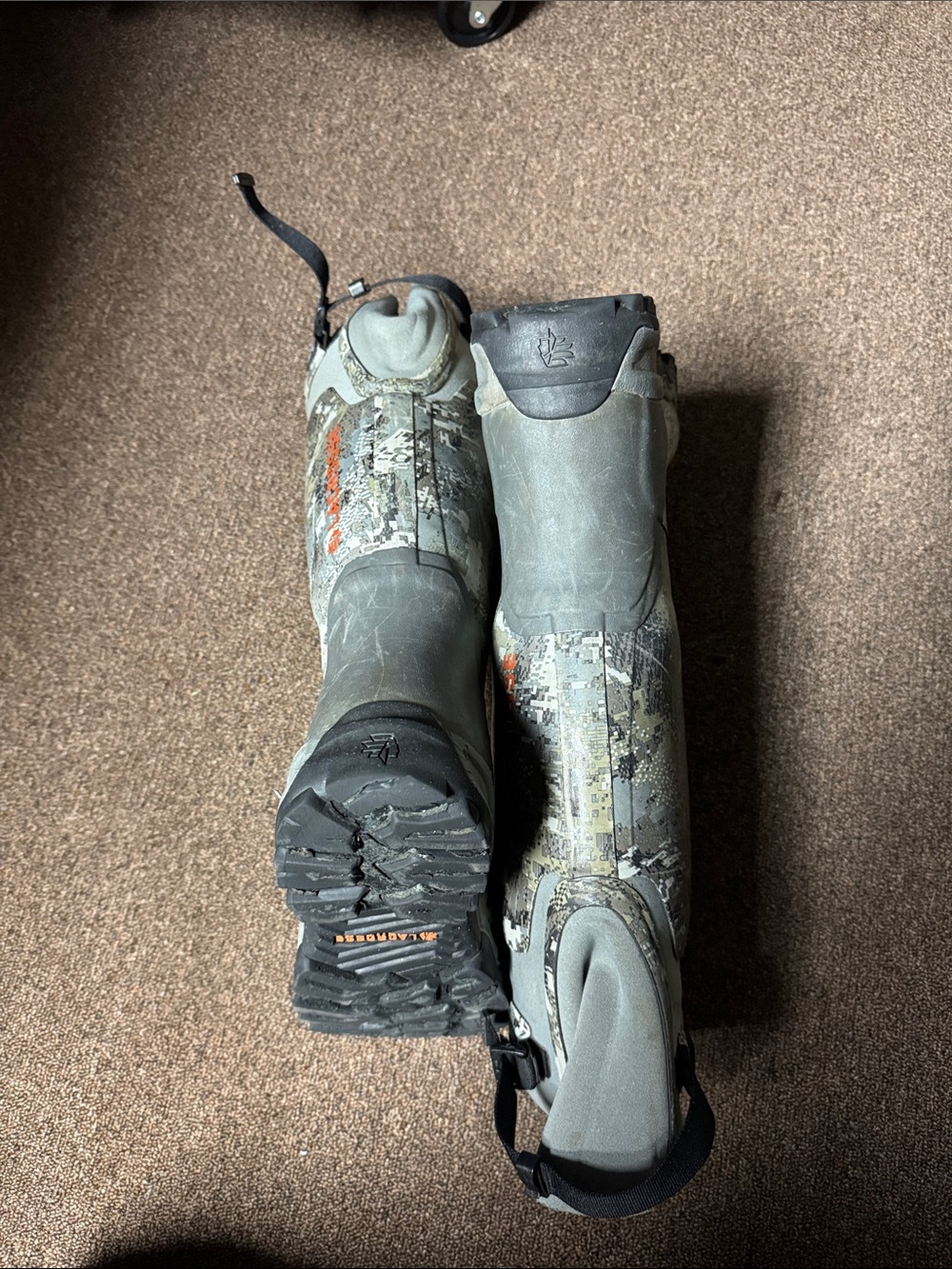 LaCrosse 18” Alpaburly Pro Sitka EVII Uninsulated Rubber Boots Size 10 - Picture 9 of 12